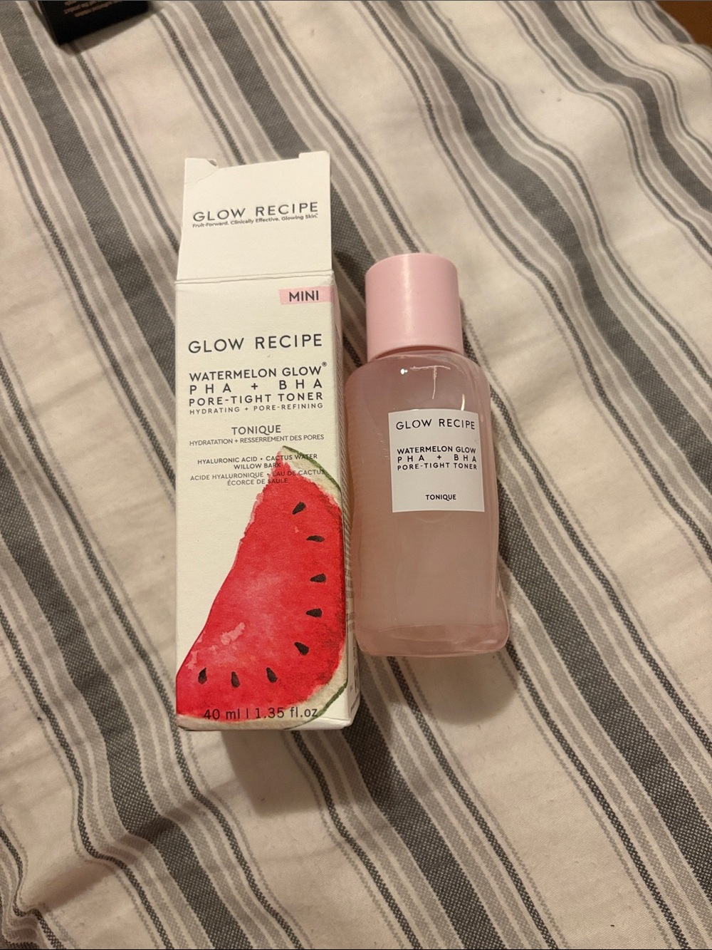 Glow Recipe Pink Watermelon Pore-Tight Toner with Box